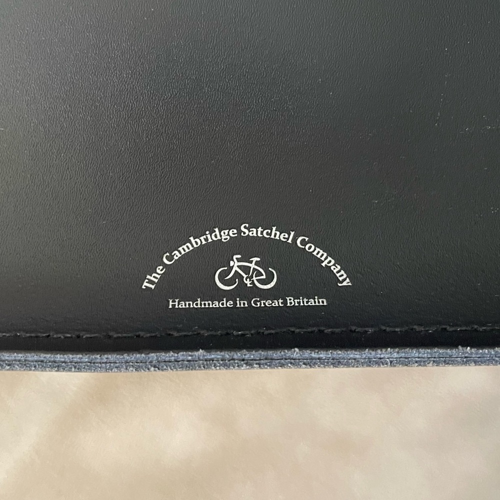 $300 Cambridge Satchel Company Black Leather Tote - excellent, rare find! - Picture 7 of 11